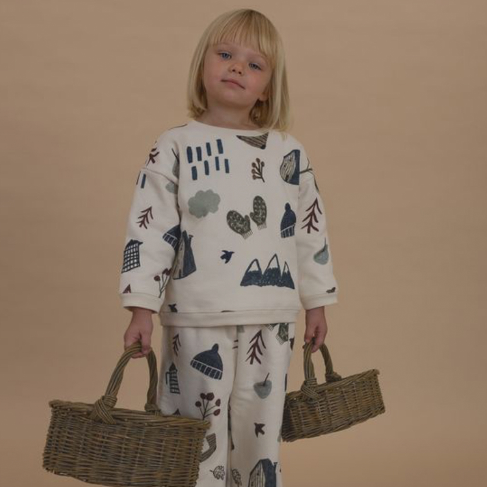 ロンパース・カバーオール organic zoo Cosy Wild Onesie Undyed 6-12 Cosy Wild Onesie | Organic Zoo