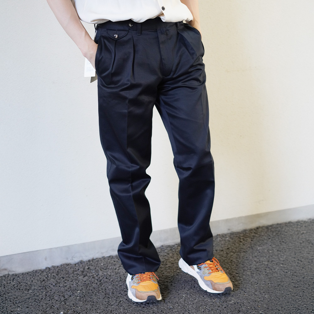 ボトムス メンズ パンツ バーンストーマー マッカーサー2 2プリーツ