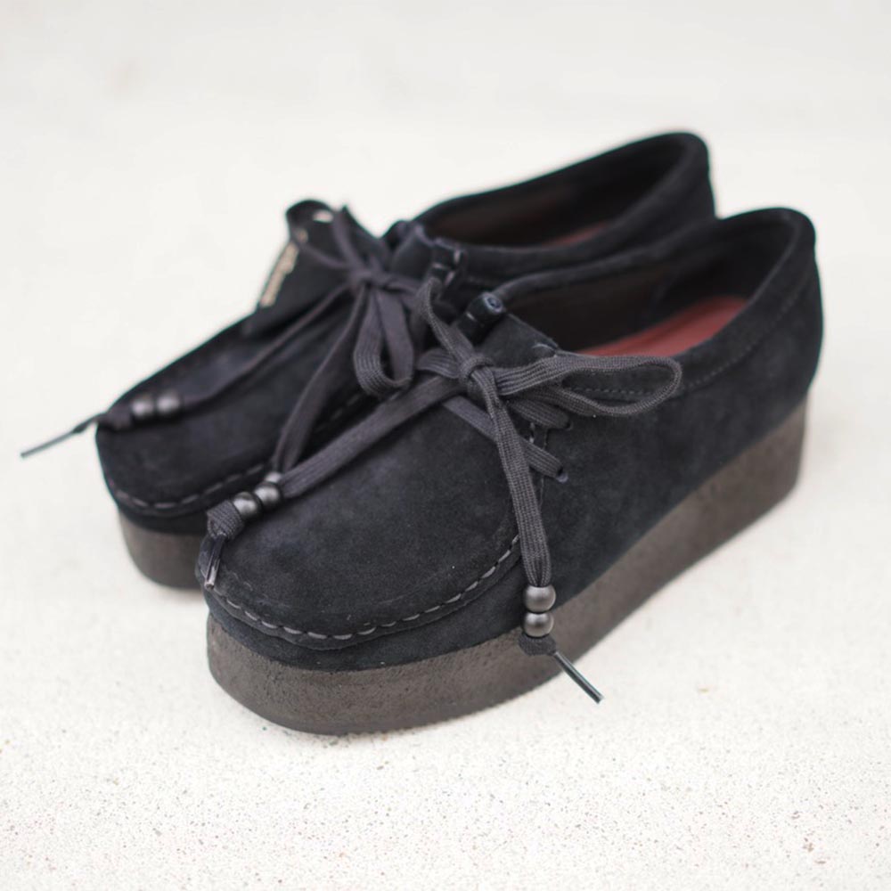Clarks（クラークス） ワラクラフトビー ブラックスエード Wallacraft