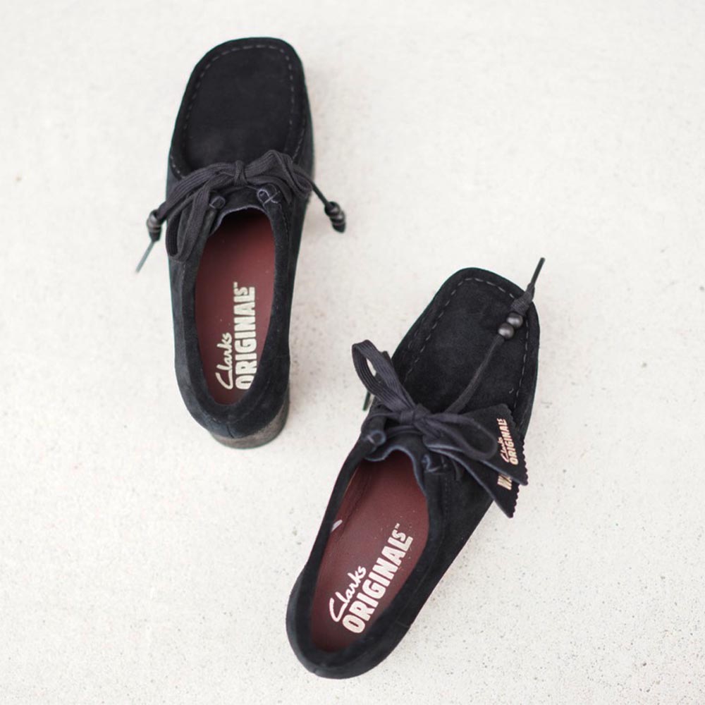 Clarks（クラークス） ワラクラフトビー ブラックスエード Wallacraft