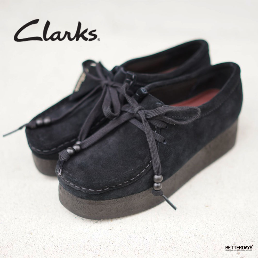 Clarks（クラークス） ワラクラフトビー ブラックスエード Wallacraft