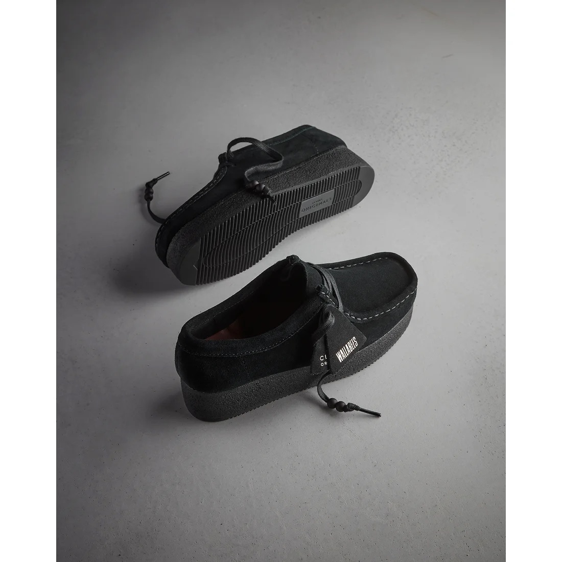 Clarks（クラークス） ワラクラフトビー ブラックスエード Wallacraft