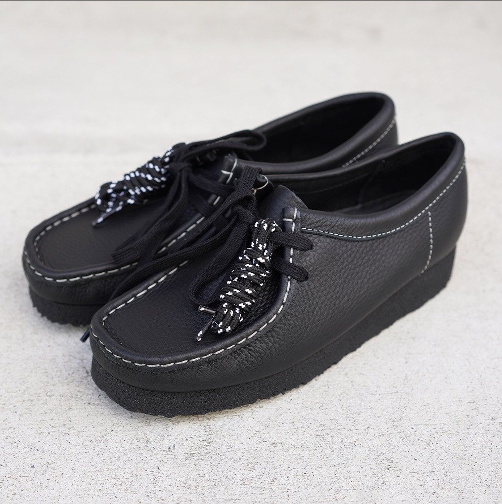 Clarks クラークス オリジナル ワラビー ブラック レザー