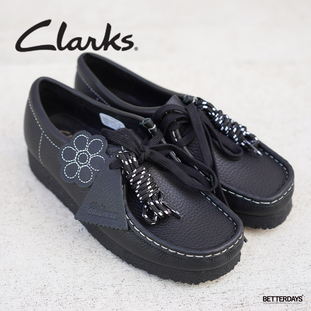 Clarks クラークス オリジナル ワラビー ブラック レザー