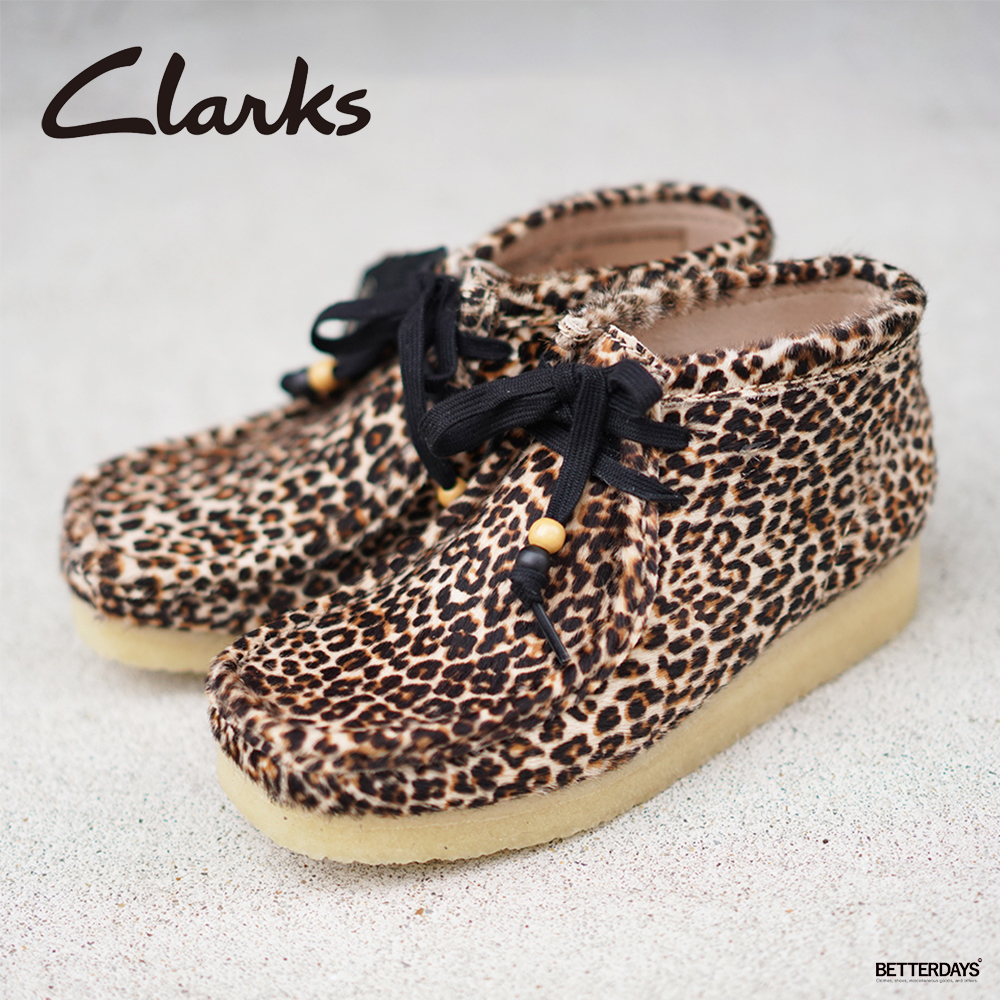 Clarks（クラークス） オリジナル ワラビー ブーツ レオパード