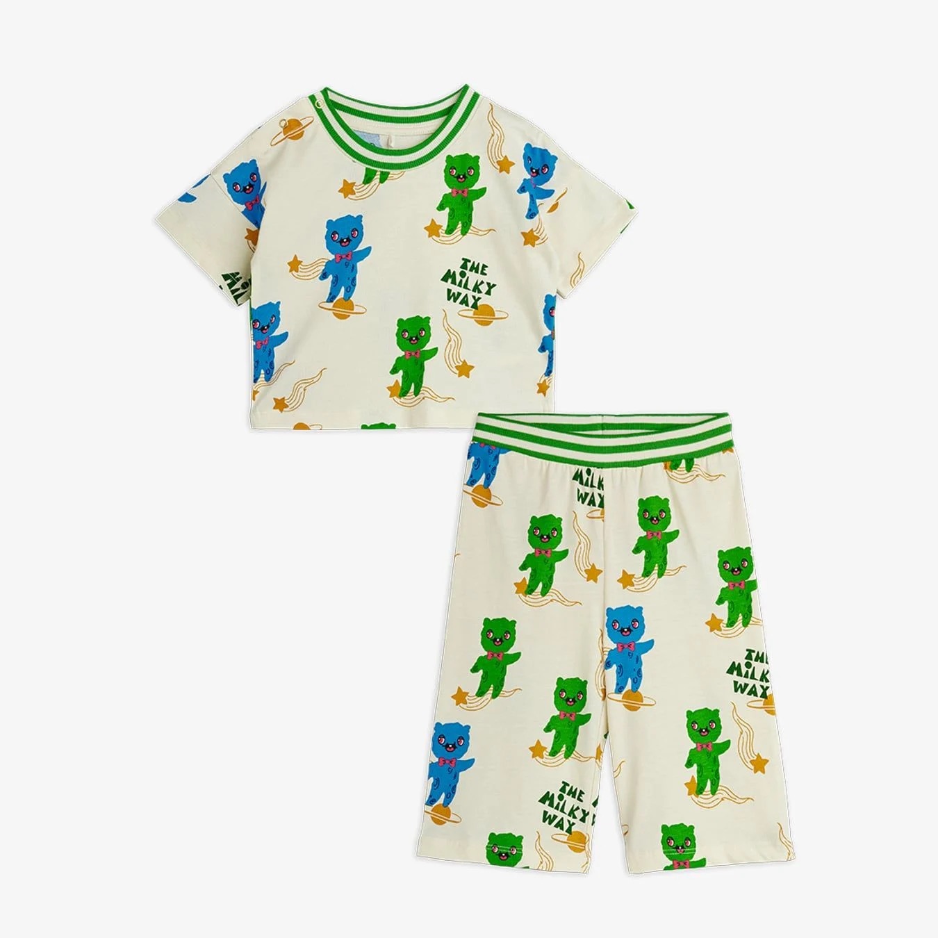 Tシャツ パンツ キッズ ベビー ミニロディーニ エイリアン 上下セット