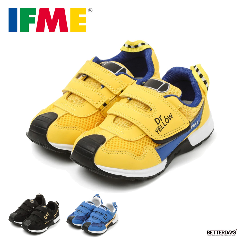 IFME（イフミー） × TRAIN キッズ スニーカー テープ ベルクロ 男の子