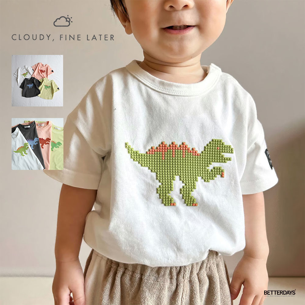 CLOUDY FINE LATER（クラウディファインレター） Tシャツ キッズ CUBE