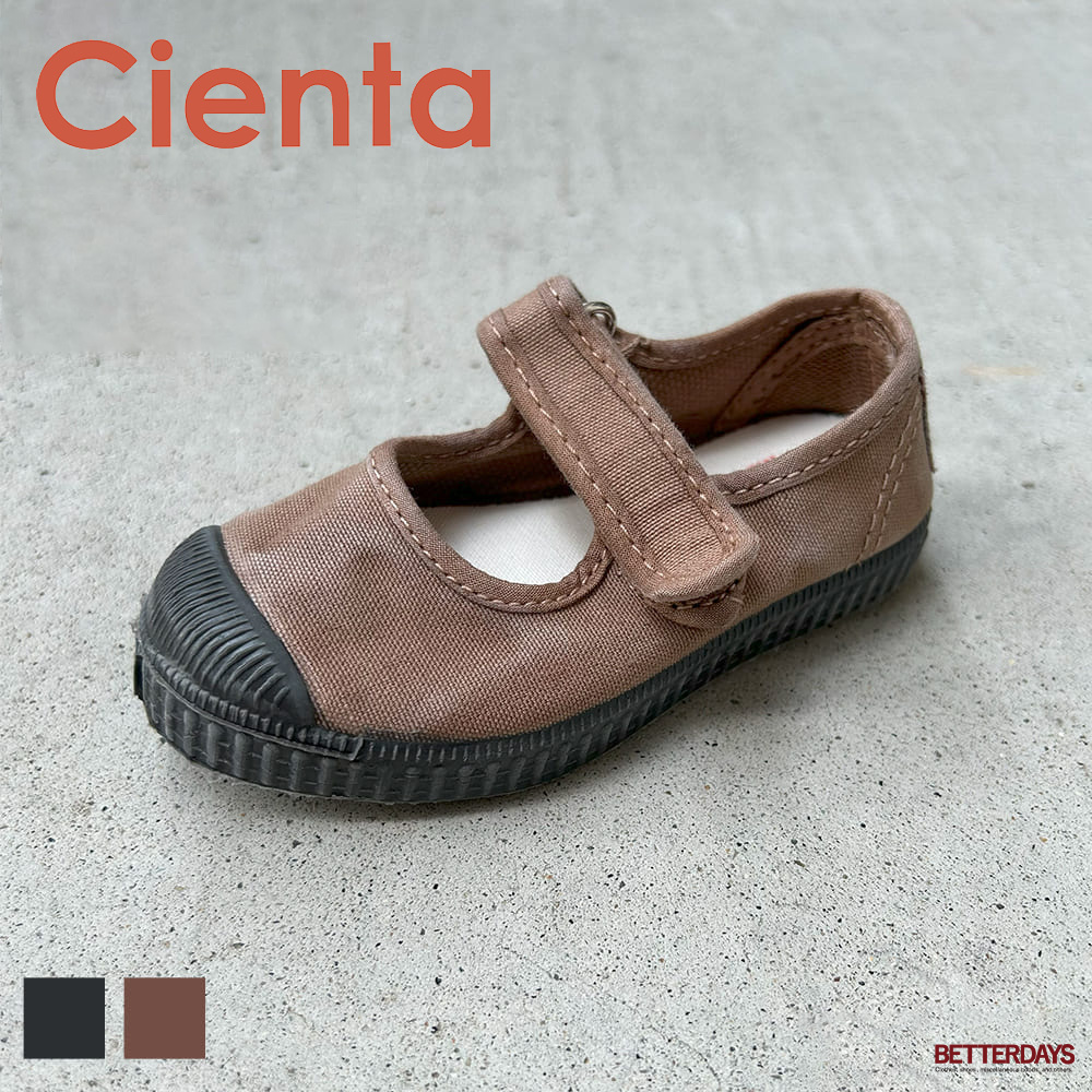Cienta（シエンタ） 【24AW 新入荷】 ベルクロ ワンストラップシューズ