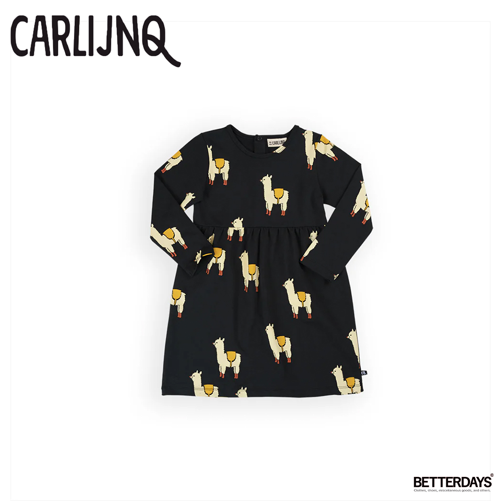 ワンピース ベビー キッズ CarlijnQ Alpaca skater dress 総柄 ワンピース ベビー キッズ CarlijnQ Alpaca skater dress 総柄