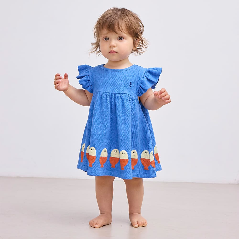 ボボショースBOBO CHOSESシースルーワンピース122㎝ 6-7y BOBO CHOSES（ボボショーズ） ワンピース ベビー キッズ フリルドレス