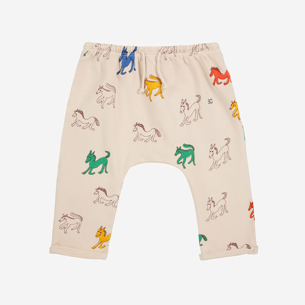 BOBO CHOSES（ボボショーズ） パンツ ベビー 総柄 スウェットパンツ