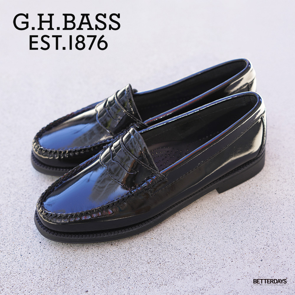 G.H.BASS（ジーエイチバス） ローファー レディース パテントレザー