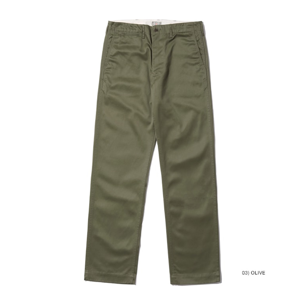 バズリクソンズ BR40025A チノパンツ カーキW34L35 BUZZ RICKSON'S チノパン メンズ バズリクソンズ ボトムス パンツ