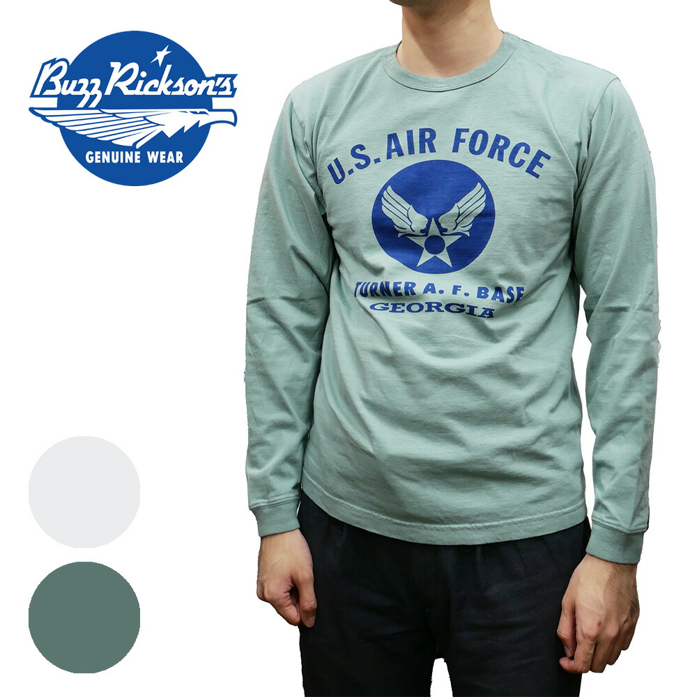 BUZZ RICKSON'S Tシャツ 長袖 メンズ バズリクソンズ T-SHIRT U.S. AIR