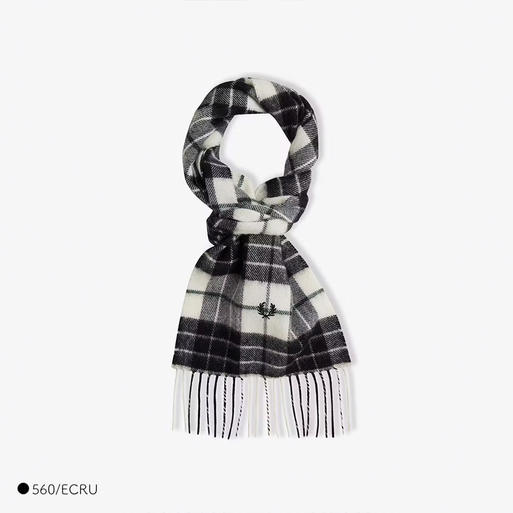 FRED PERRY（フレッドペリー） マフラー ユニセックス ウール チェック