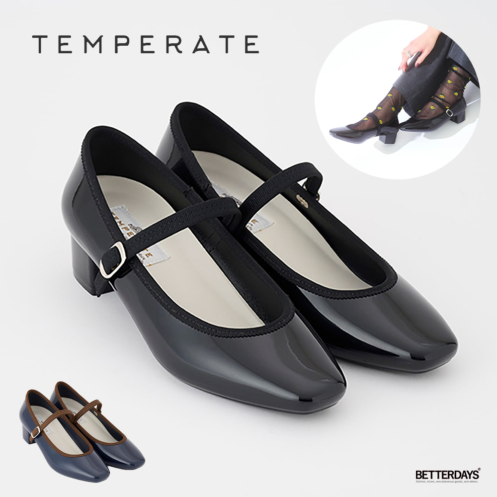 TEMPERATE（テンパレイト） ヒールパンプス レインシューズ レディース