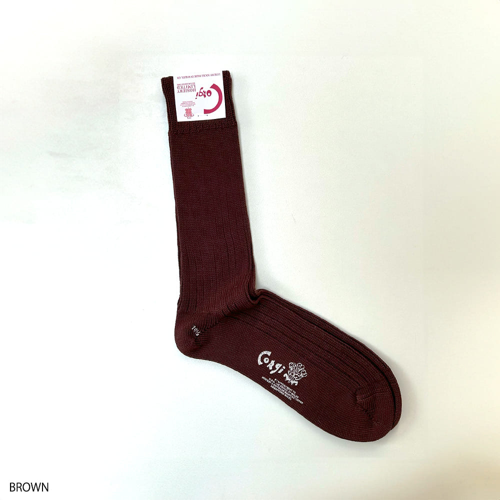 CORGI（コーギ） ソックス メンズ 靴下 マーセライズコットン【国内
