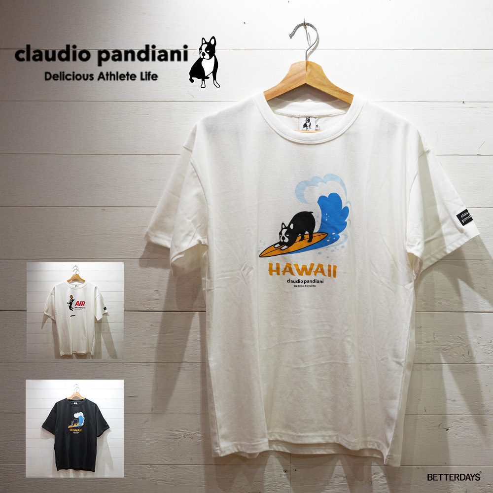 Tシャツ ユニセックス 半袖 クルーネックTシャツ クラウディオ