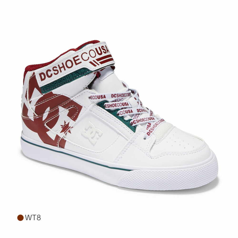 スニーカー キッズ ベルクロ ハイカット DCシューズ DC SHOES KS PURE HIGH-TOP SE EV SN 17~24cm｜betterdays777｜02