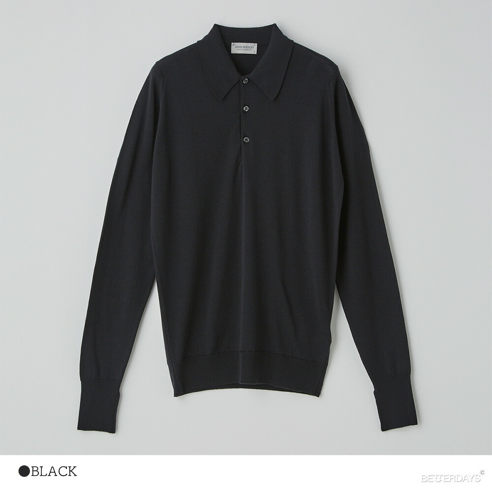 長袖ポロシャツ メンズ ジョンスメドレー ニットポロシャツ 30G EASY FIT DORSET  JOHN SMEDLEY｜betterdays777｜02