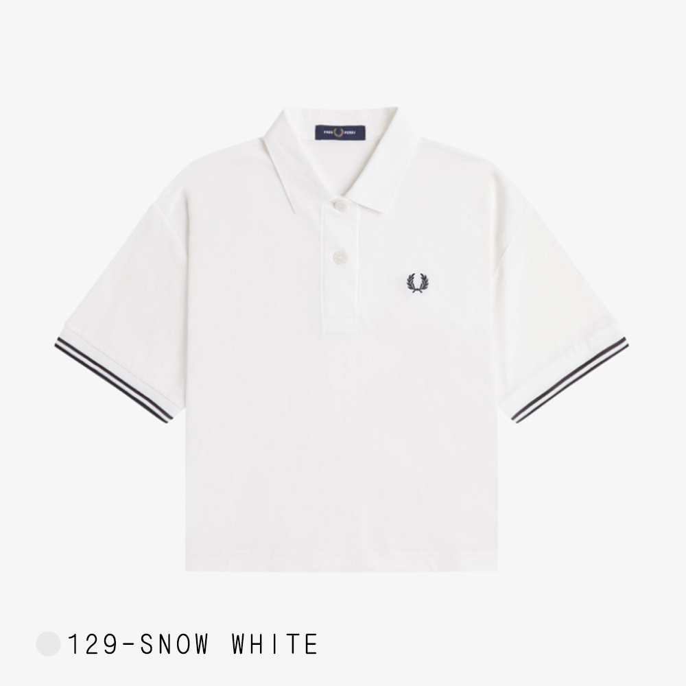新品　フレッドペリー　ポロシャツ白 FRED PERRY（フレッドペリー） ポロシャツ レディース FRED PERRY