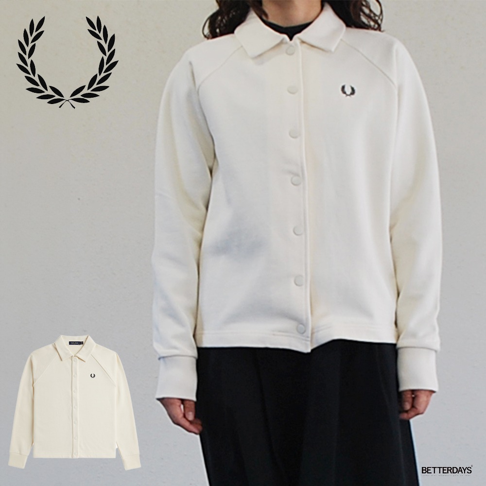 フレッドペリー シャツ レディース 長袖  JERSEY OVERSHIRT G8149 【国内正規品】FRED PERRY FRED PERRY フレッドペリー シャツ レディース 長袖 JERSEY