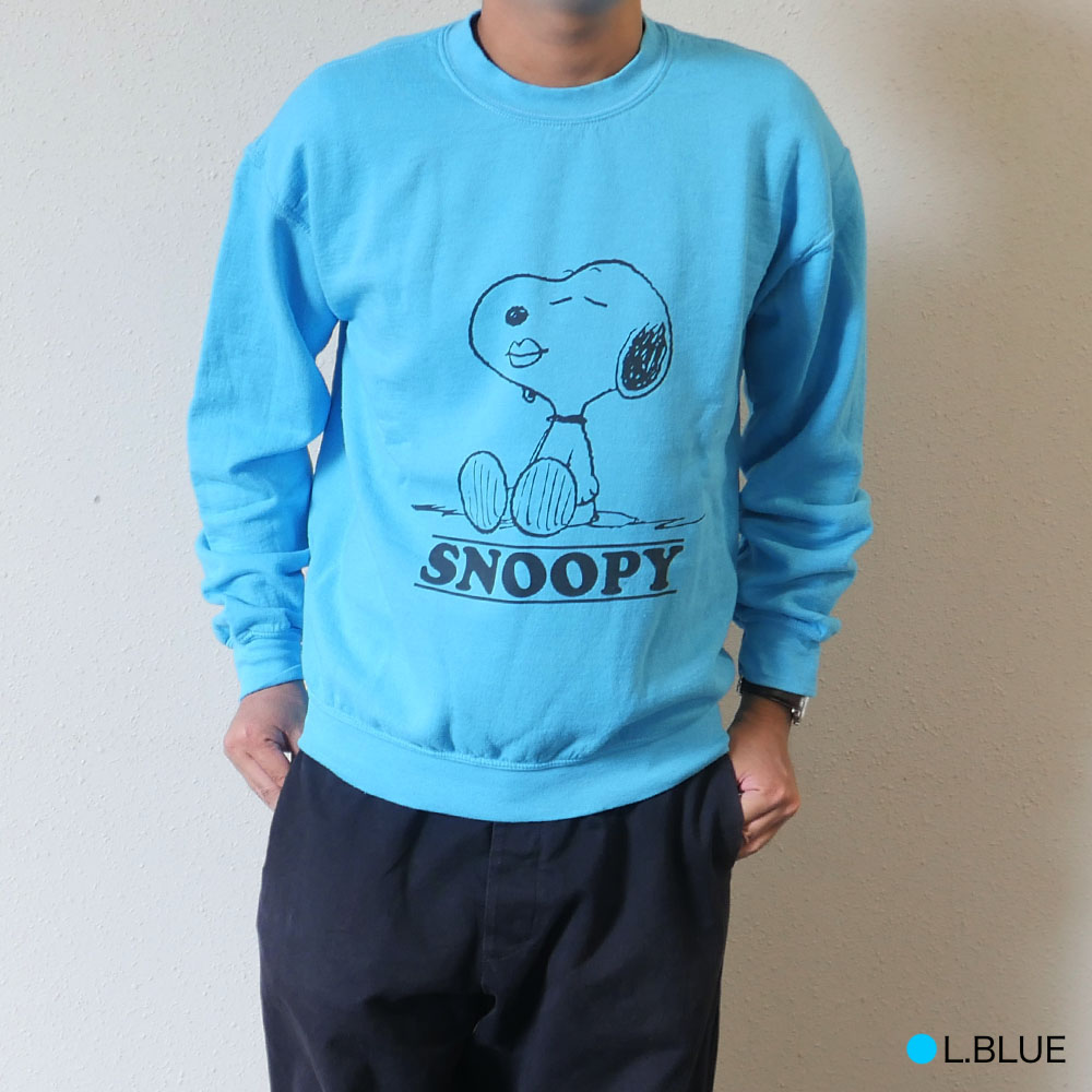 スウェット トレーナー 長袖 グッドウェア ピーナッツ スヌーピー Goodwear PEANUTS PRINT CREW SWEAT