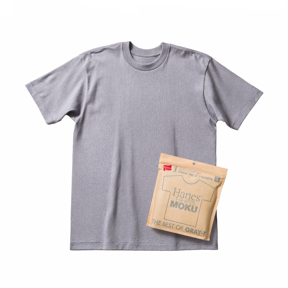 Hanes（ヘインズ） Hanes T-SHIRTS MOKU クルーネックTシャツ メンズ
