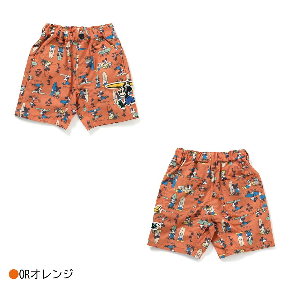 ハーフパンツ ディズニー ミッキー キッズ 半ズボン F.O.KIDS 男の子