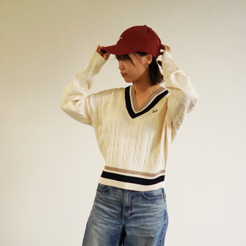 FRED PERRY（フレッドペリー） チルデンニット レディース セーター V