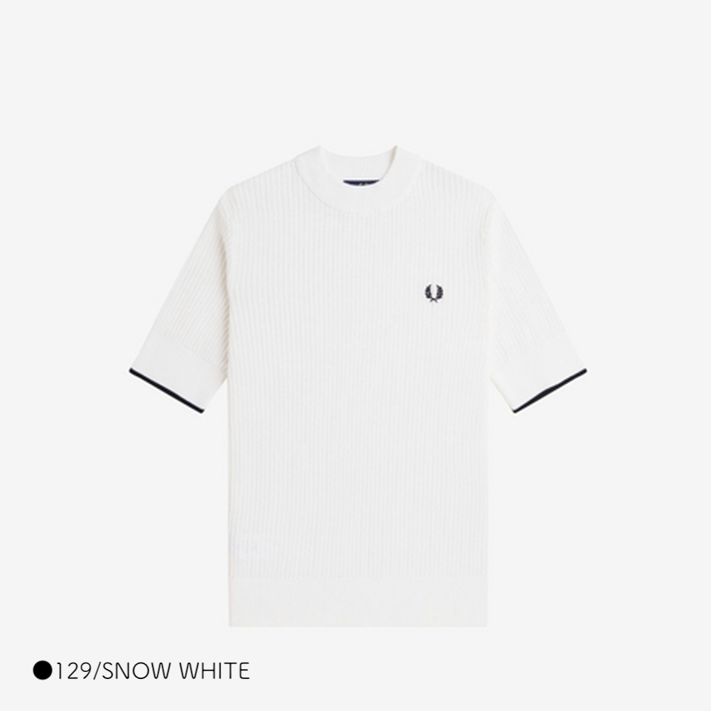 FRED PERRY（フレッドペリー） ニット Tシャツ レディース 半袖 FRED