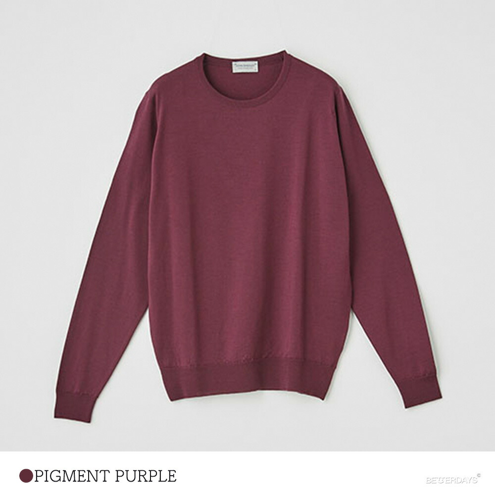 JOHN SMEDLEY（ジョンスメドレー） クルーネックニット メンズ 長袖 