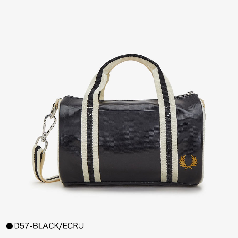 FRED PERRY フレッドペリー　ボストンバッグ バレルバッグ FRED PERRY（フレッドペリー） ミニバレルバッグ ボストンバッグ