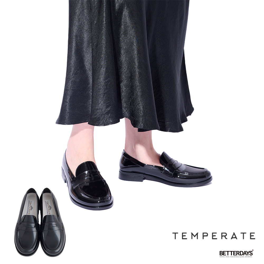 TEMPERATE（テンパレイト） レインシューズ コインローファー