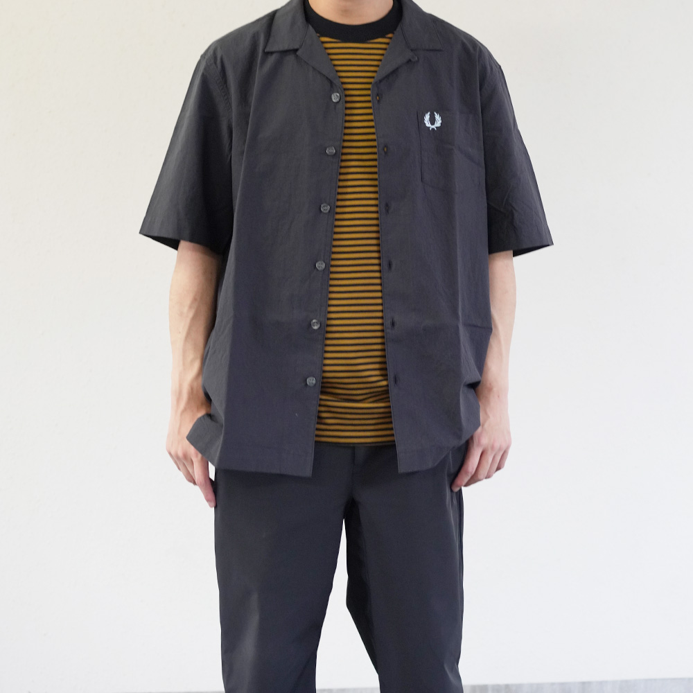 FRED PERRY(フレッドペリー) オープンカラーシャツ メンズ 半袖 FRED FRED PERRY(フレッドペリー) オープンカラーシャツ メンズ 半袖 FRED