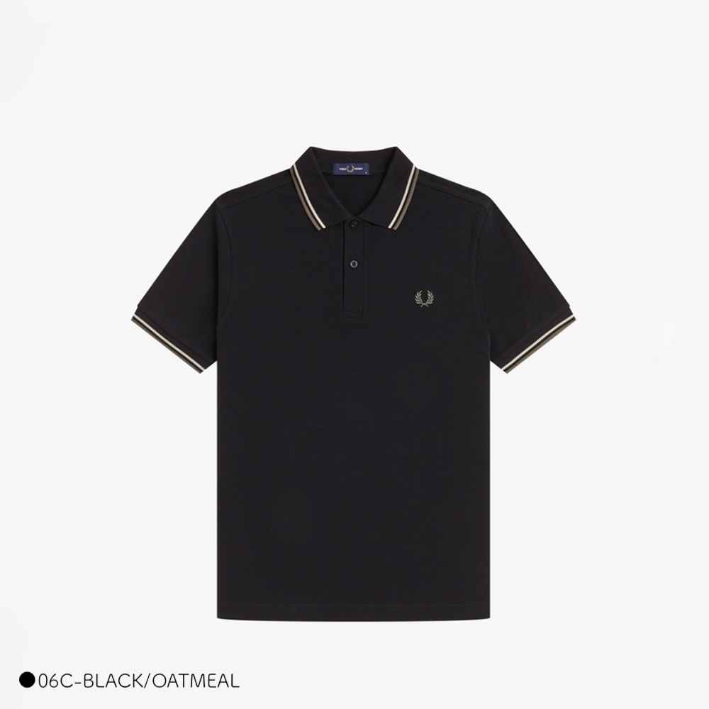 人気XL FRED PERRY ブラック ポロシャツ The Fred Perry Shirt - M3(36 157：BLACK / CHAMPAGNE): | FRED PERRY