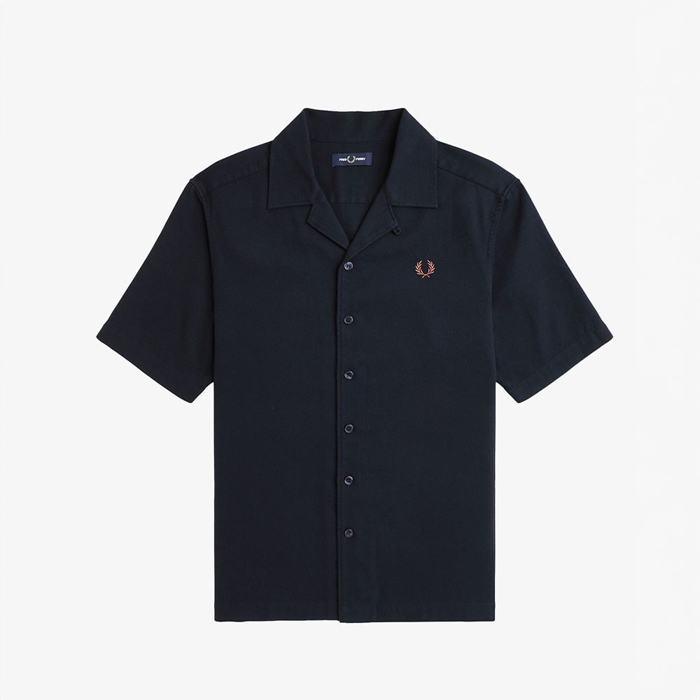 ブラウス シャツ 「FRED PERRY」LIGHTWEIGHT TEXTURE REVERE COLLAR SHIRT M7762 レディース メン FRED PERRY】LIGHTWEIGHT TEXTURE REVERE COLLAR SHIRT M7762