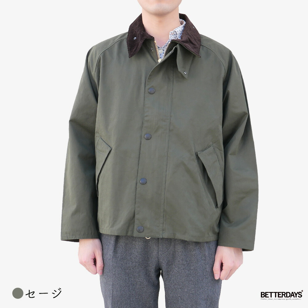 バブアー トランスポートカジュアル ピーチスキン メンズ ユニセックス ノンオイルドジャケット アウター Barbour TRANSPORT  CASUAL【国内正規品】