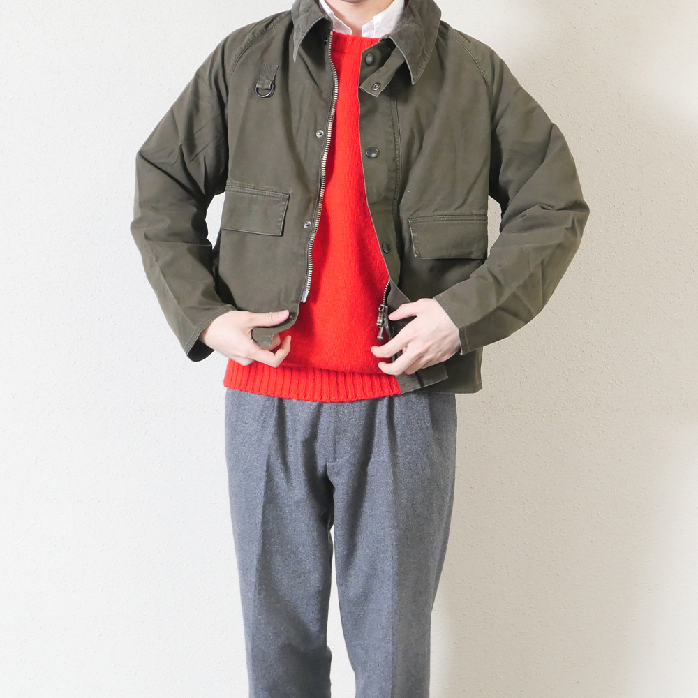 Barbour SPEYスペイ　ダックコットンショートジャケットXL Barbour（バブアー） スペイ ダック コットン ショートレングス