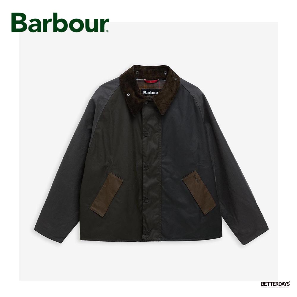 バブアー トランスポート パッチワーク オイルジャケット ユニセックス Barbour Patchwork Transport Waxed Jacket【国内正規品】MWX2499の画像