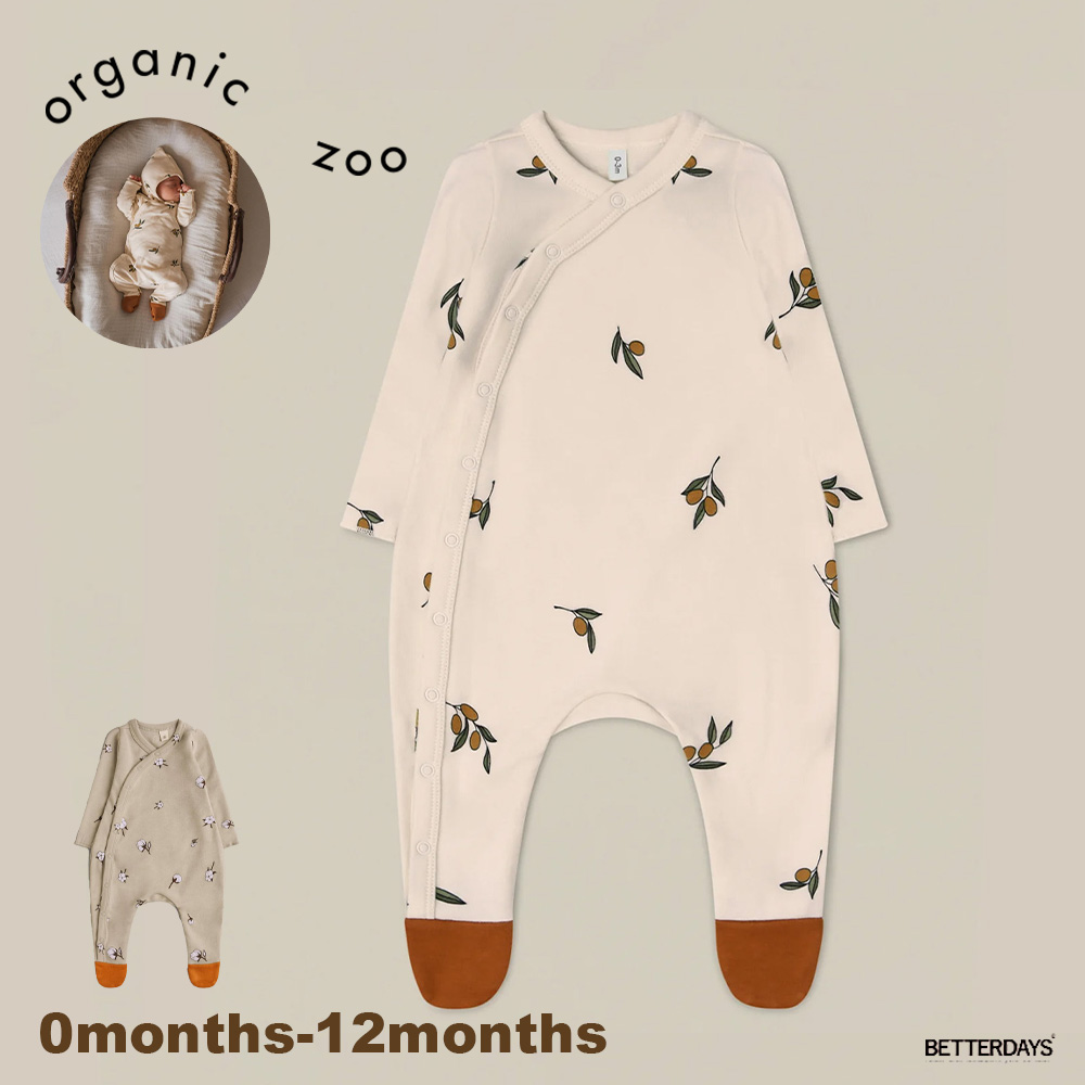 ロンパース キッズ ベビー オーガニックズー Organic Zoo Olive Garden