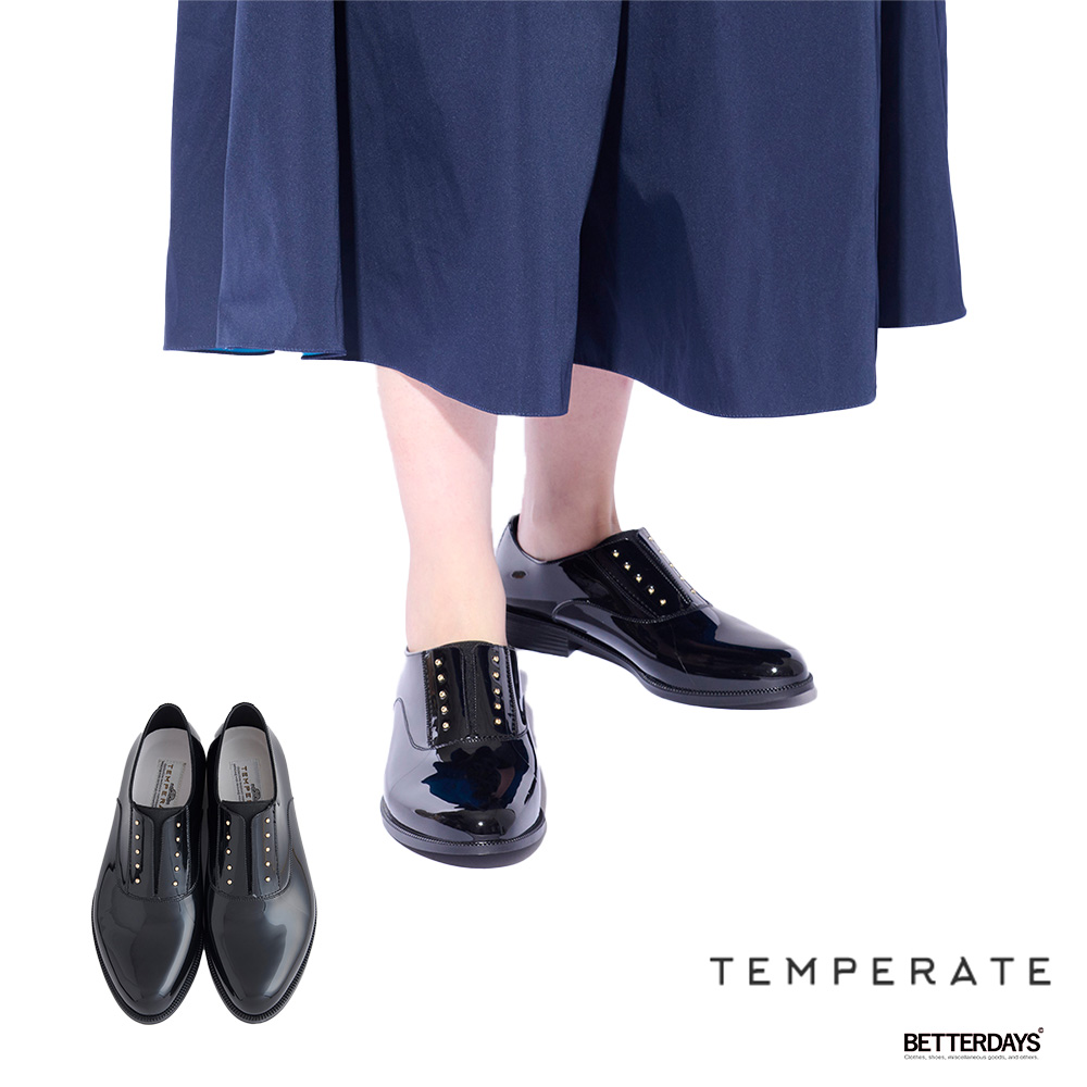 TEMPERATE（テンパレイト） レインシューズ オックスフォードシューズ