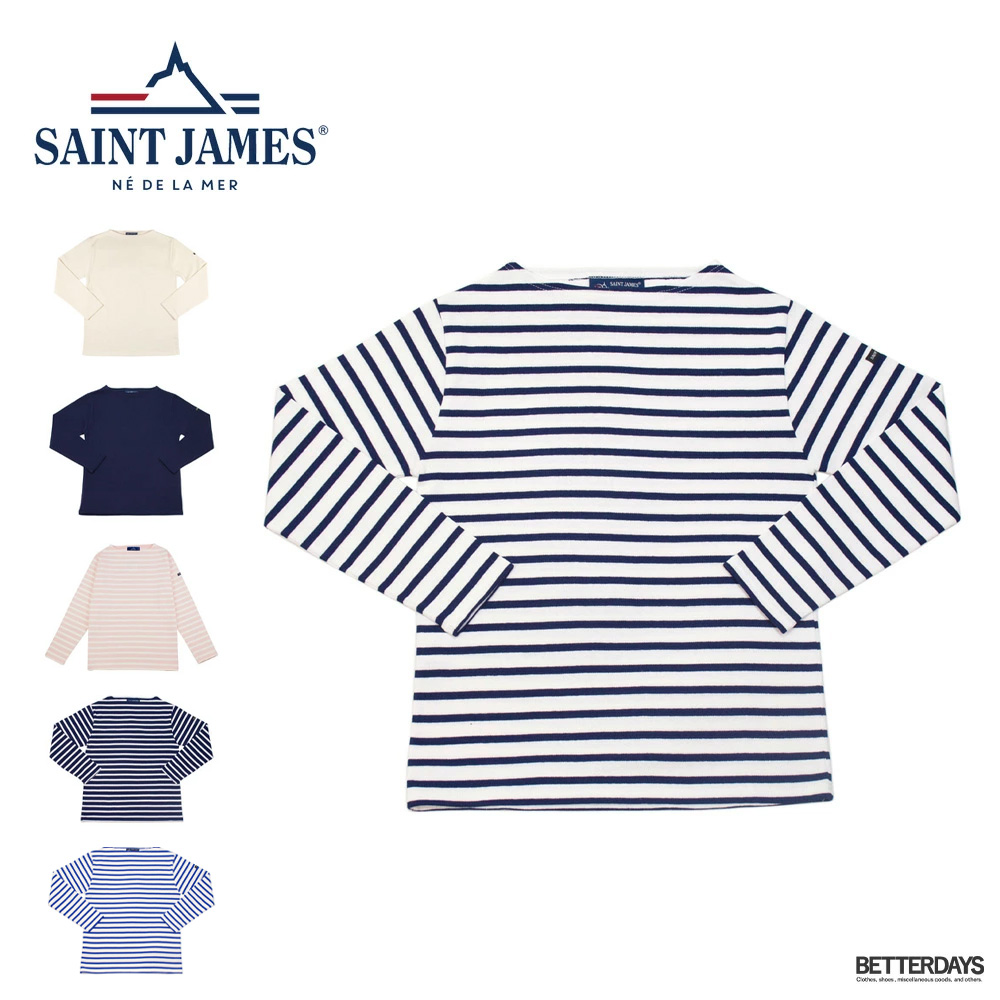 SAINT JAMES（セントジェームス） ウェッソン ボートネック シャツ