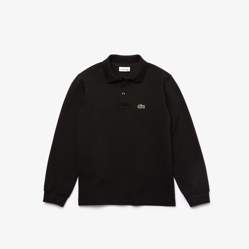 ポロシャツ 長袖 キッズ ラコステ Boys プチピケポロシャツ【国内正規品】   LACOSTE