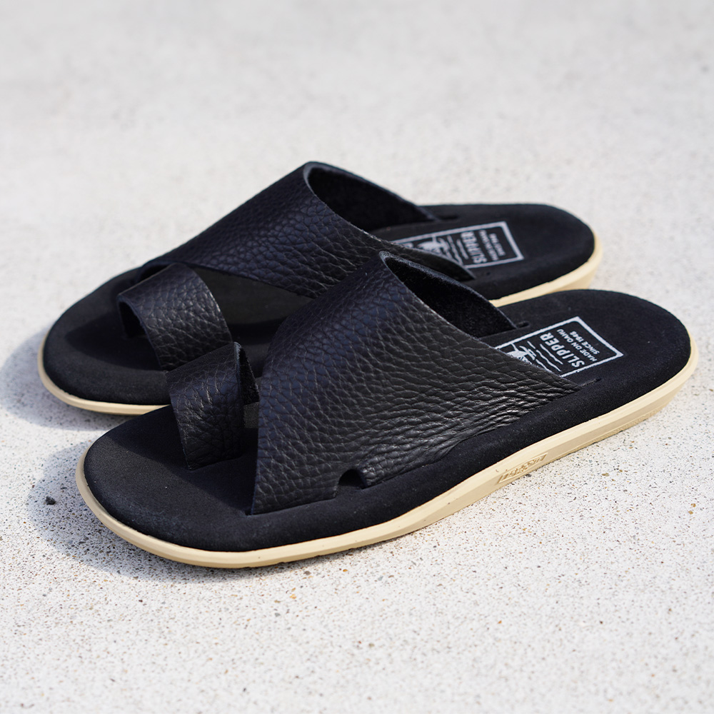 美品)ISLAND SLIPPER PTS704BH レザーサンダル ISLAND SLIPPER