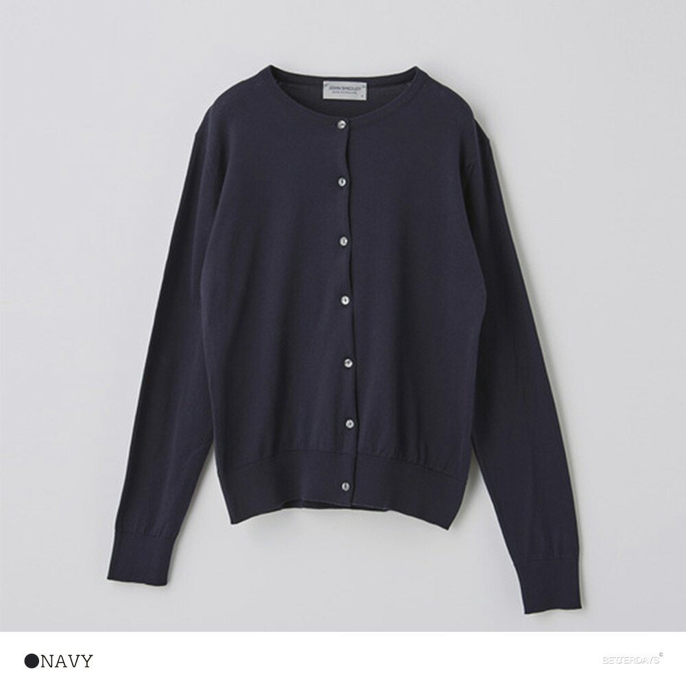 JOHN SMEDLEY（ジョンスメドレー） カーディガン レディース 丸首