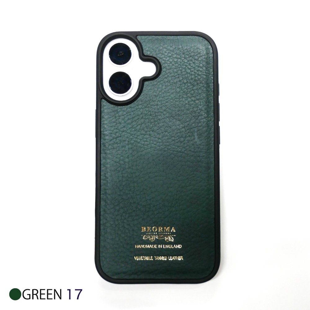 BEORMA iPhoneケース ダークグリーン IP16E スマートフォン ケース ベオーマ ベオーマレザーカンパニー ナチュール