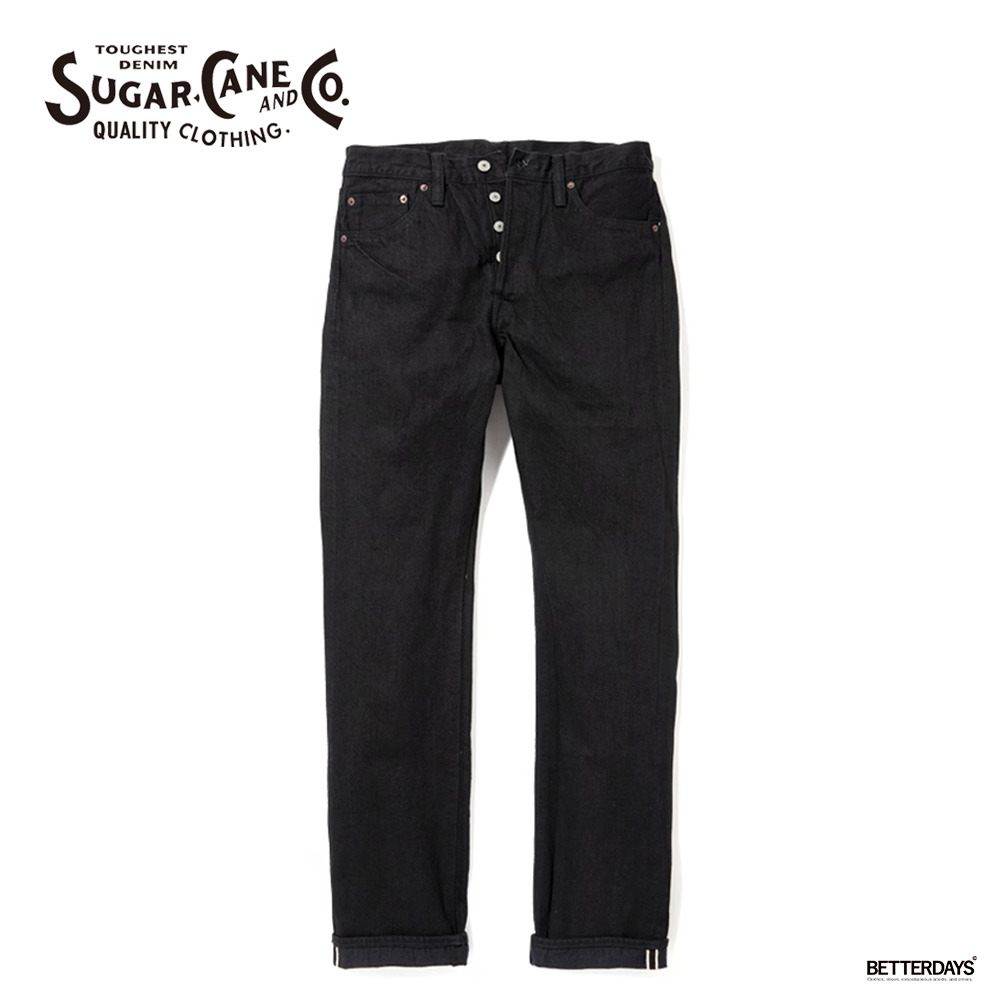 SUGAR CANE ブラックジーンズ メンズ デニム シュガーケーン タイプ3