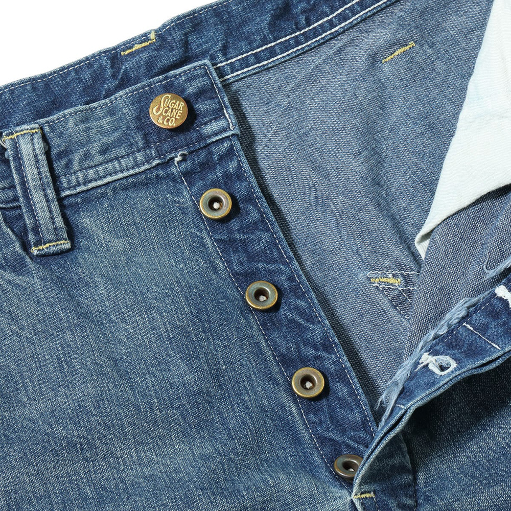 シュガーケーン 11oz ブルー デニム ワークパンツ SC42549 サイズL SUGAR CANE ジーンズ メンズ デニム シュガーケーン ブルーデニム